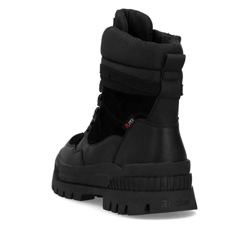 Rieker Artikelnummer W2171-00 Rieker Damen Schnürstiefel carbonschwarz Zeitbegrenzte Promotion