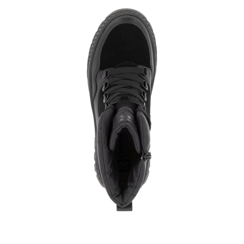 Rieker Artikelnummer W2171-00 Rieker Damen Schnürstiefel carbonschwarz Zeitbegrenzte Promotion