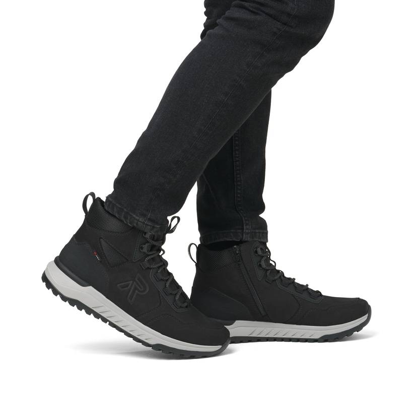 Rieker Artikelnummer U0172-00 Rieker Herren Schnürstiefel graphitschwarz Bis zu 60% Rabatt