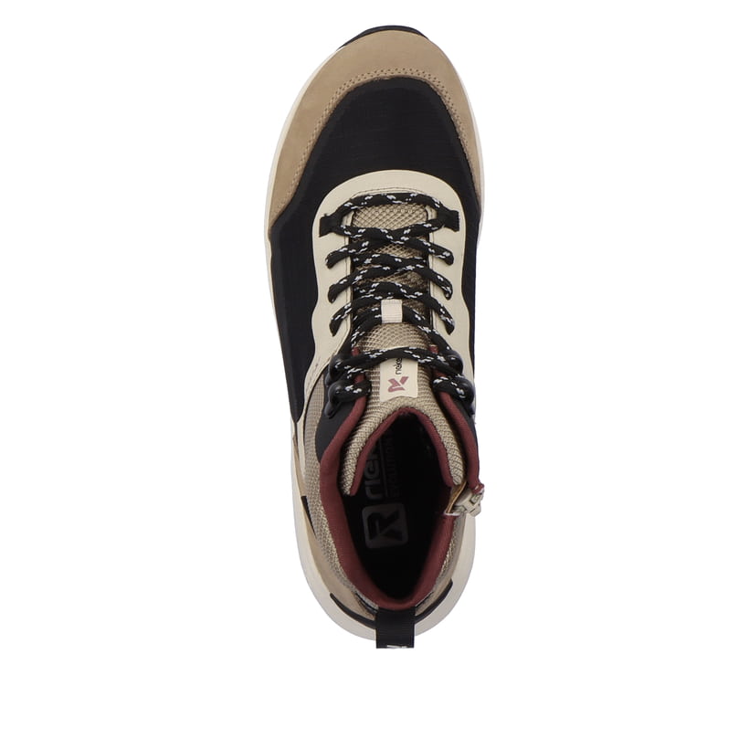 Rieker Artikelnummer 40460-62 Rieker Damen Sneaker High hazel-wood black Discount Store für neue Produkte