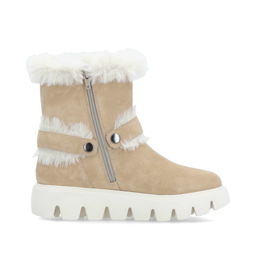 Rieker Artikelnummer W2073-62 Rieker Damen Kurzstiefel lehmbeige Super Rabatt