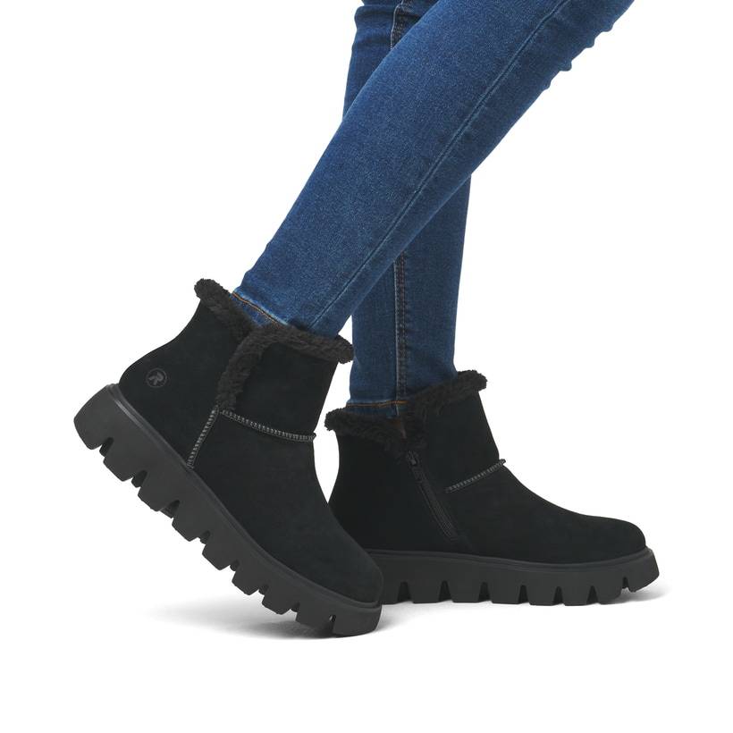 Rieker Artikelnummer W2071-00 Rieker Damen Kurzstiefel tiefschwarz Riesige Rabatte