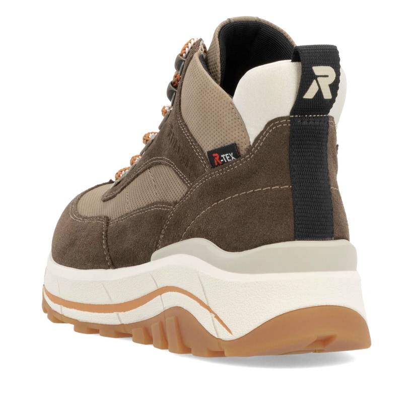 Rieker Artikelnummer W0067-20 Rieker Damen Schnürstiefel hozbraun-beige Kostenloser Versand international