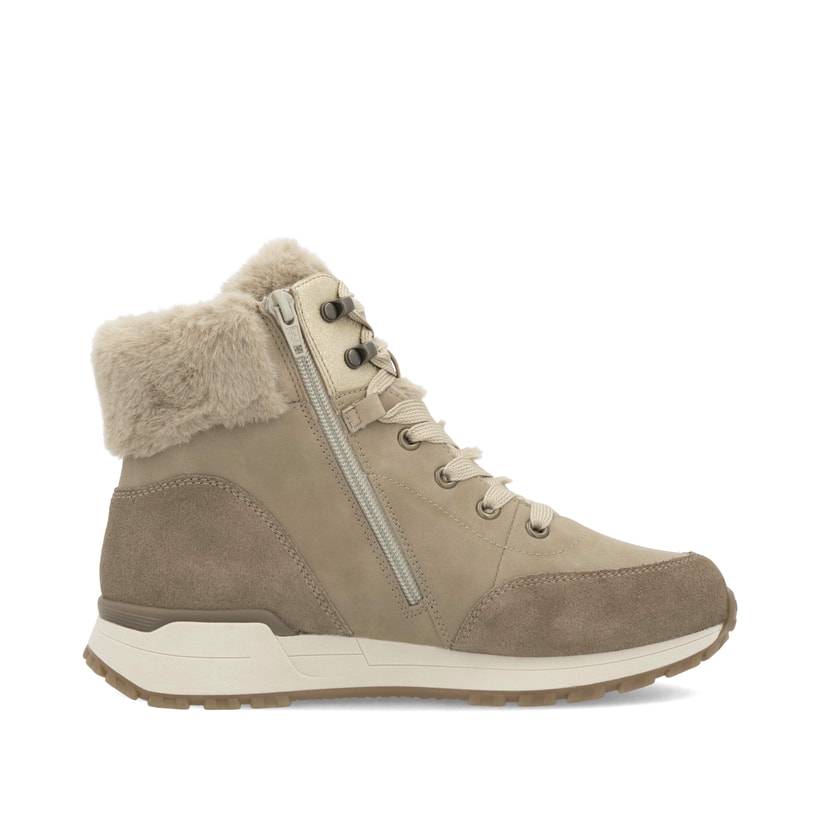 Rieker Artikelnummer W0670-20 Rieker Damen Schnürstiefel braunbeige Speichern exportieren