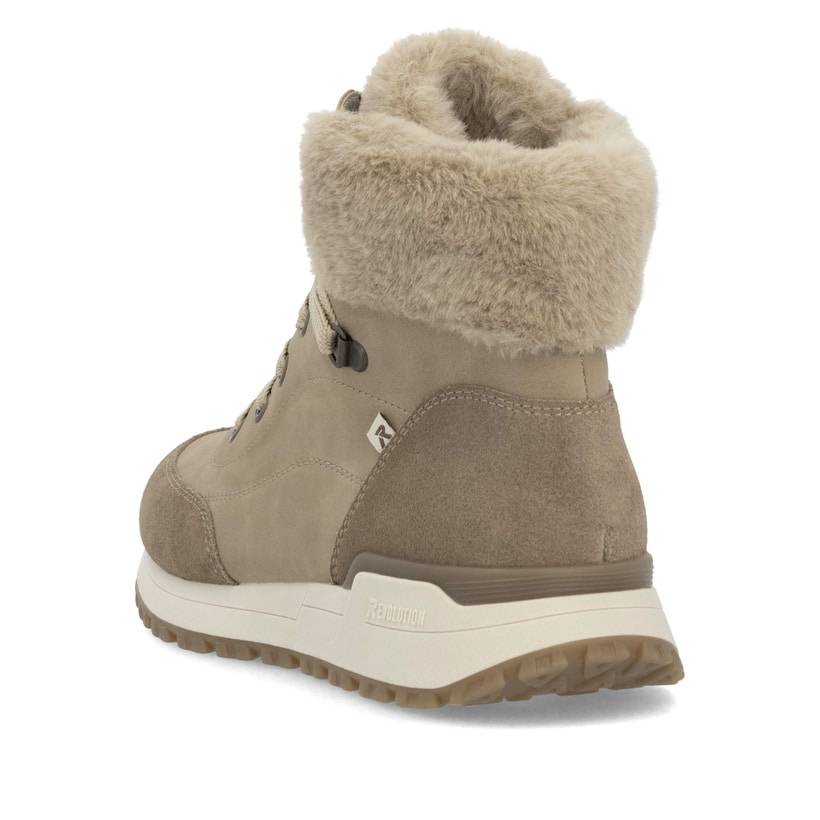 Rieker Artikelnummer W0670-20 Rieker Damen Schnürstiefel braunbeige Speichern exportieren