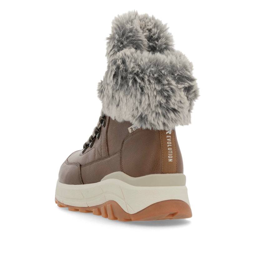 Rieker Artikelnummer W0063-22 Rieker Damen Schnürstiefel zimtbraun Im Verkauf