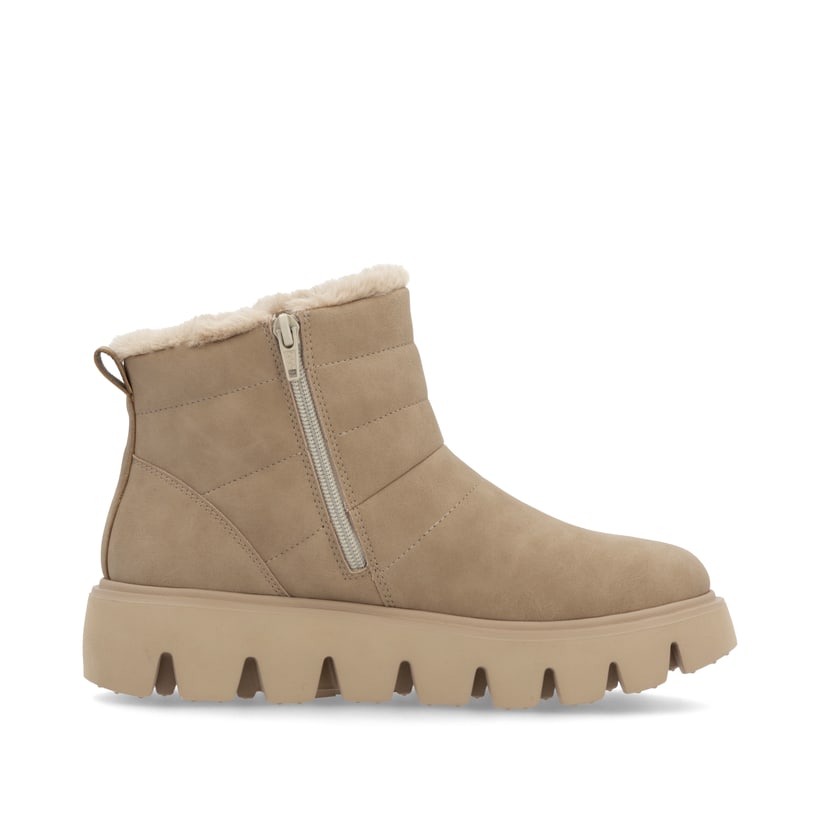 Rieker Artikelnummer W2070-20 Rieker Damen Kurzstiefel lehmbeige Rabatte dieses Monats