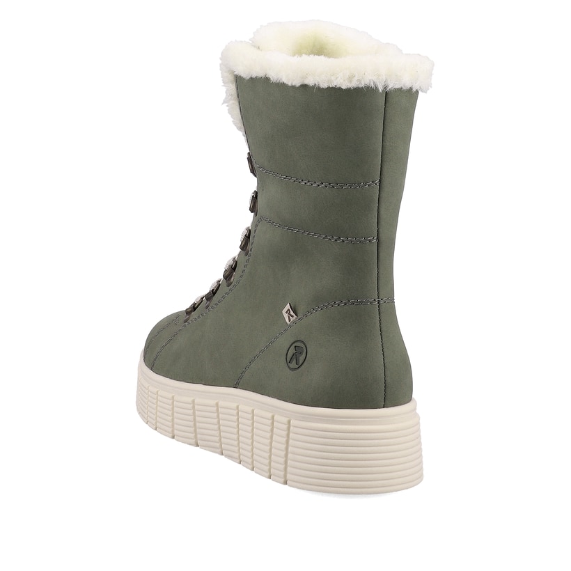 Rieker Artikelnummer W1070-54 Rieker Damen Schnürstiefel khaki snow 2025