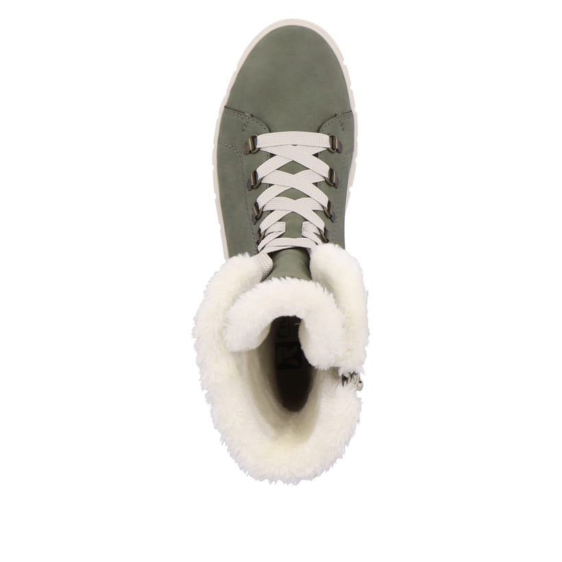Rieker Artikelnummer W1070-54 Rieker Damen Schnürstiefel khaki snow 2025