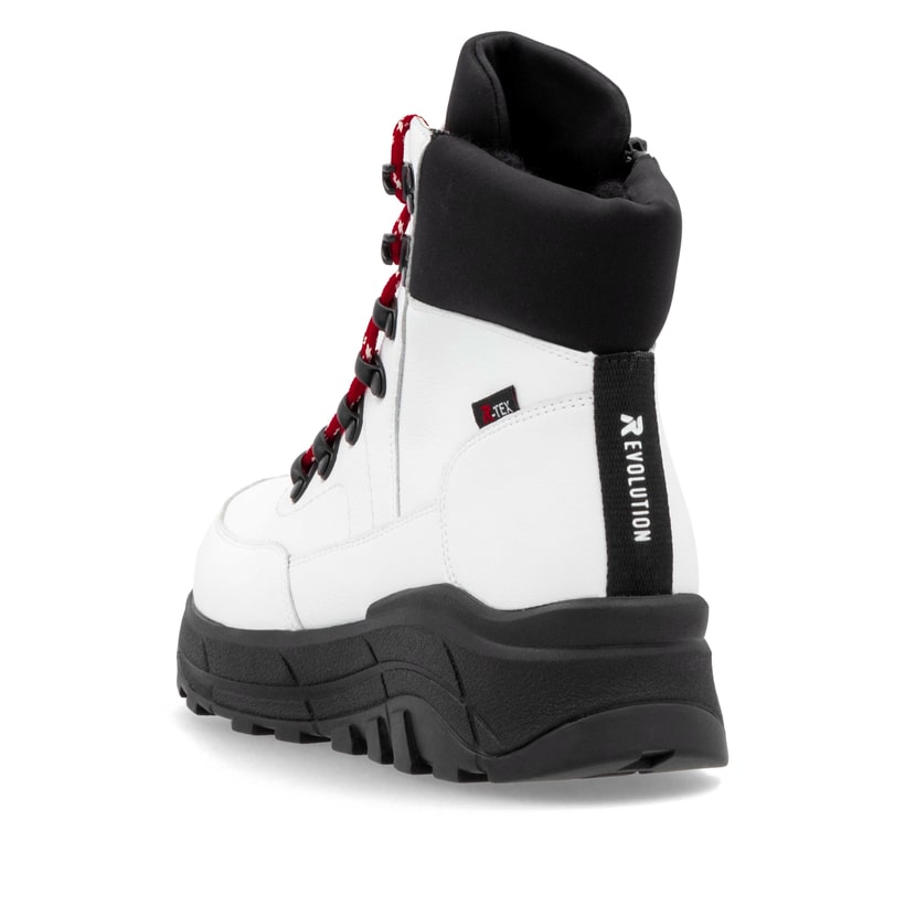 Rieker Artikelnummer W0063-81 Rieker Damen Schnürstiefel macciatoweiß Online