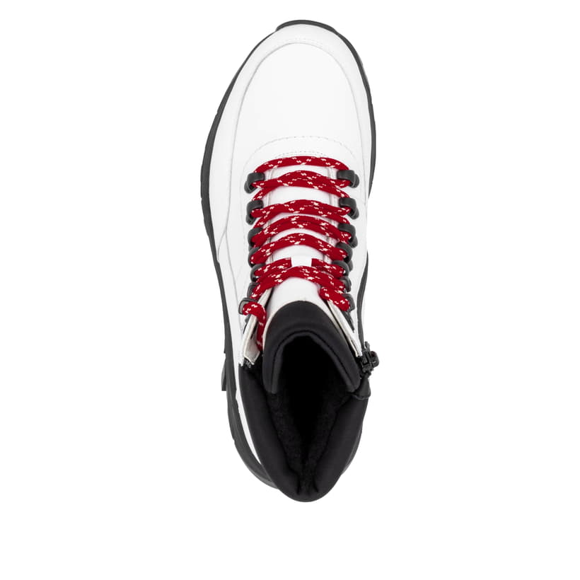 Rieker Artikelnummer W0063-81 Rieker Damen Schnürstiefel macciatoweiß Online