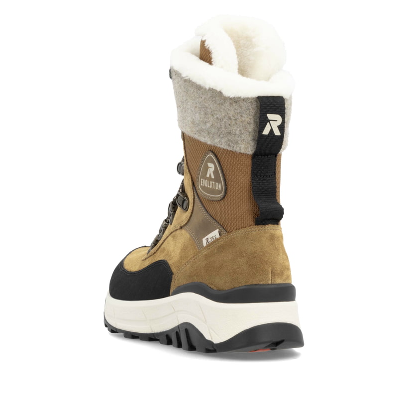 Rieker Artikelnummer W0066-22 Rieker Damen Schnürstiefel kamelbraun Outlet