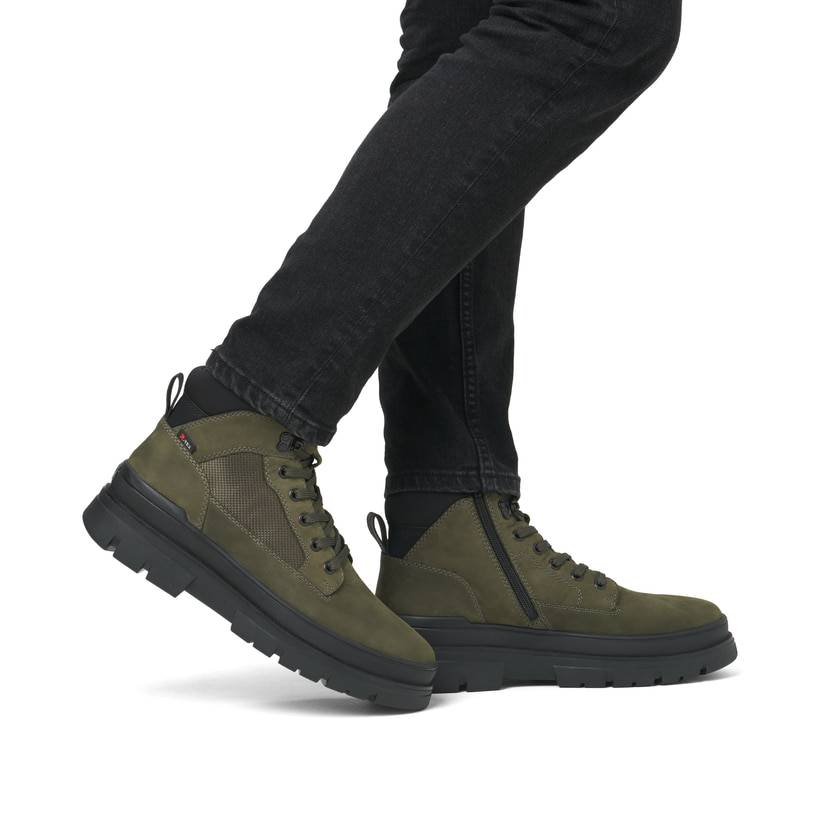 Rieker Artikelnummer U1270-54 Rieker Herren Schnürstiefel khaki Auslauf