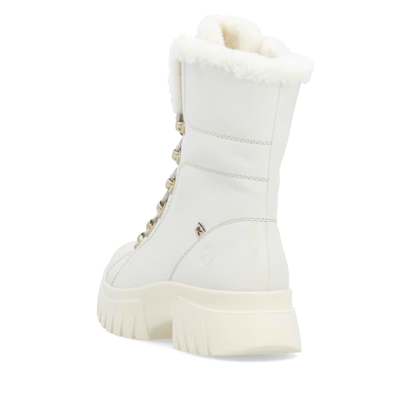 Rieker Artikelnummer W1874-80 Rieker Damen Schnürstiefel cremeweiß Verkauf