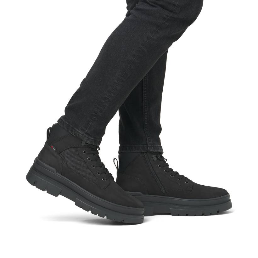 Rieker Artikelnummer U1270-00 Rieker Herren Schnürstiefel asphaltschwarz Angebote
