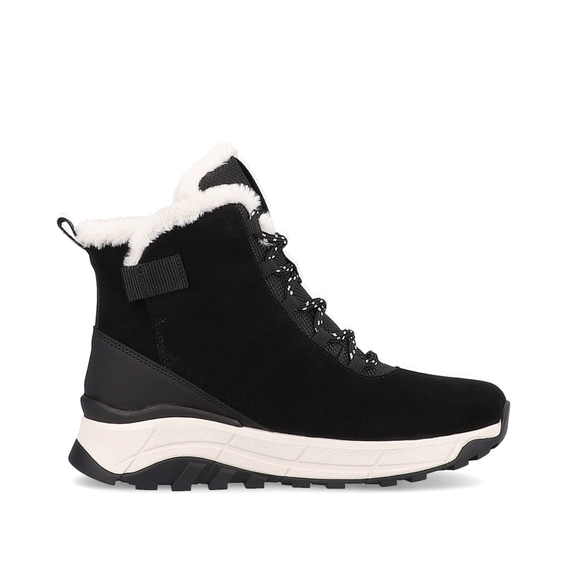 Rieker Artikelnummer W0060-00 Rieker Damen Schnürstiefel deep-black pearl Meist gekauft