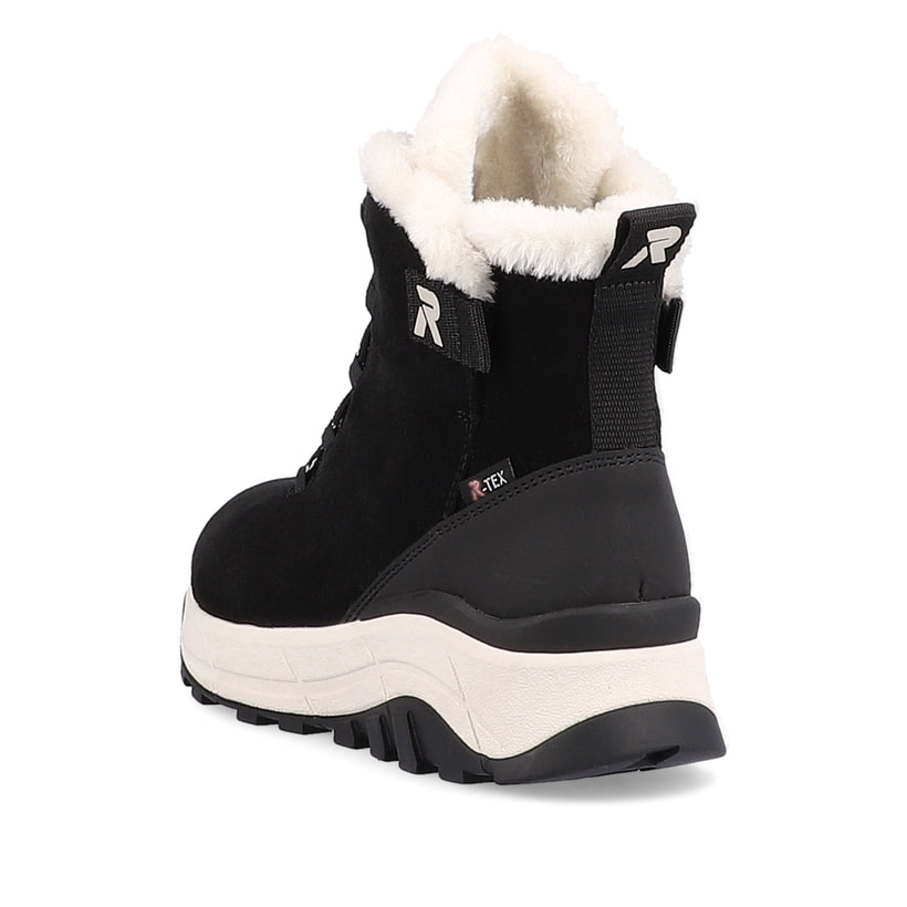 Rieker Artikelnummer W0060-00 Rieker Damen Schnürstiefel deep-black pearl Meist gekauft