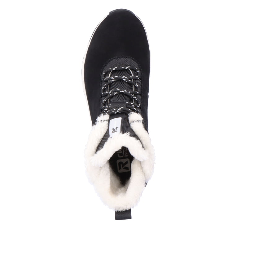 Rieker Artikelnummer W0060-00 Rieker Damen Schnürstiefel deep-black pearl Meist gekauft