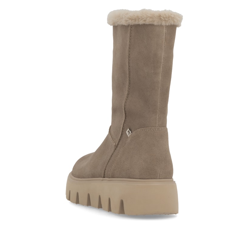 Rieker Artikelnummer W2072-64 Rieker Damen Hochschaftstiefel graubeige Blitzverkäufe