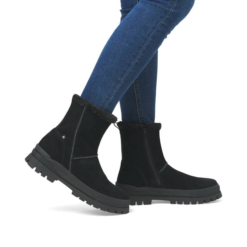 Rieker Artikelnummer W2172-00 Rieker Damen Stiefeletten tiefschwarz Kostenloser Versand