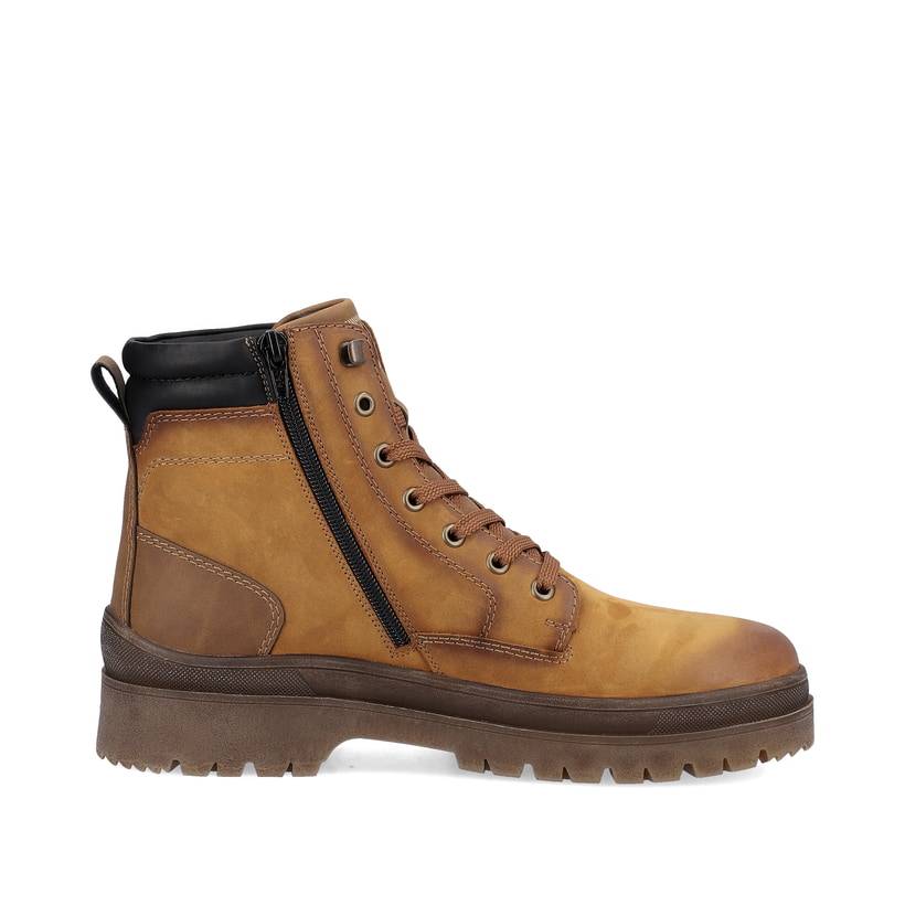 Rieker Artikelnummer U0272-68 Rieker Herren Schnürstiefel wood brown Limitierter Zeitrabatt