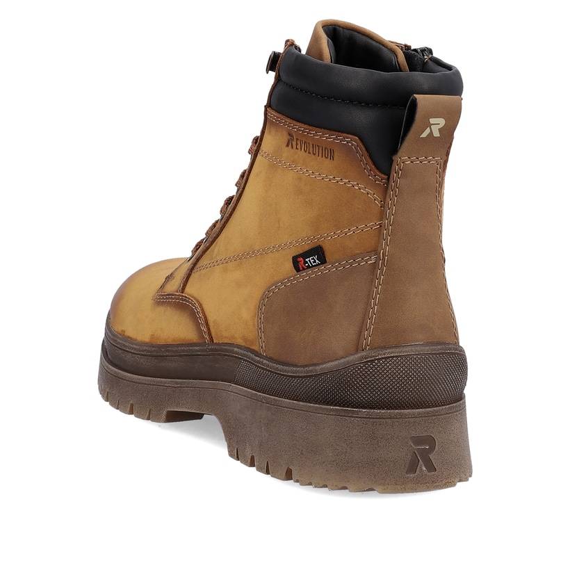 Rieker Artikelnummer U0272-68 Rieker Herren Schnürstiefel wood brown Limitierter Zeitrabatt