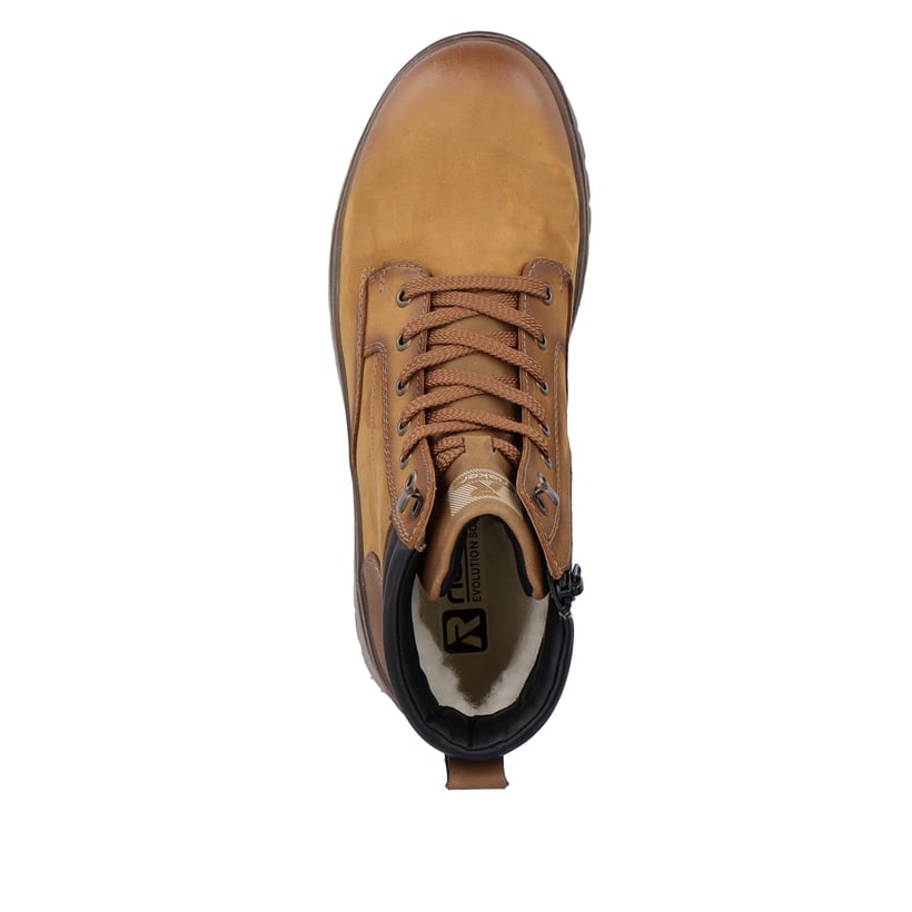 Rieker Artikelnummer U0272-68 Rieker Herren Schnürstiefel wood brown Limitierter Zeitrabatt