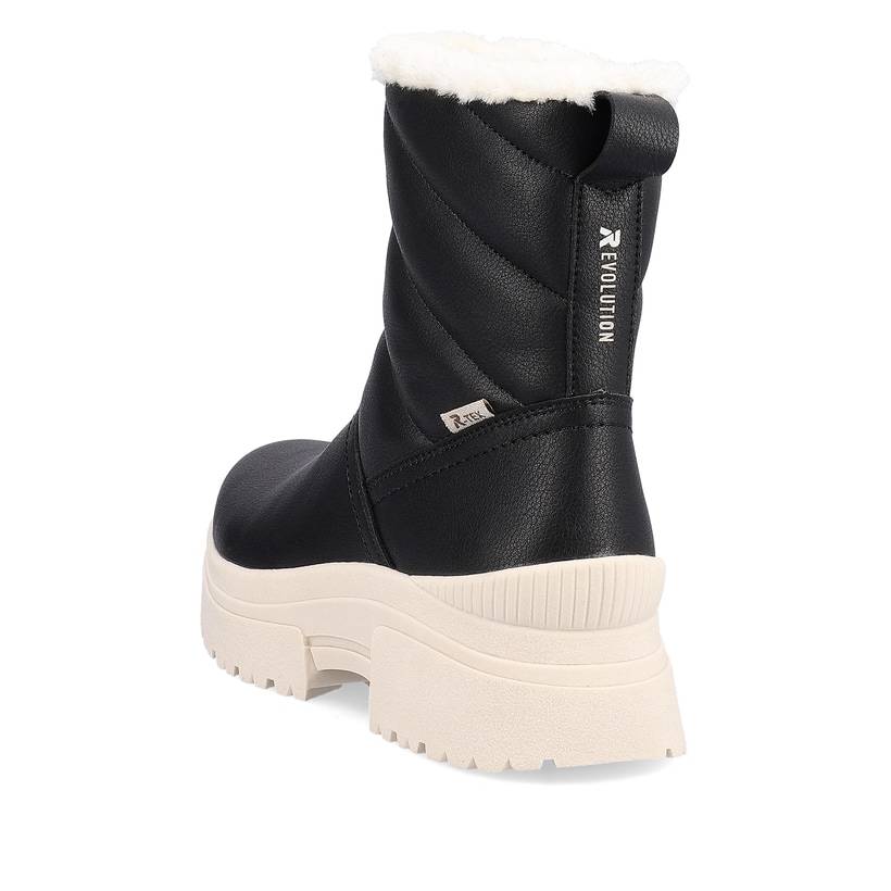 Rieker Artikelnummer W0373-00 Rieker Damen Kurzstiefel night black Fabrikpreis