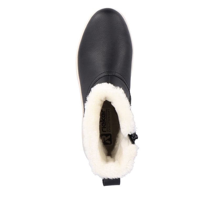 Rieker Artikelnummer W0373-00 Rieker Damen Kurzstiefel night black Fabrikpreis
