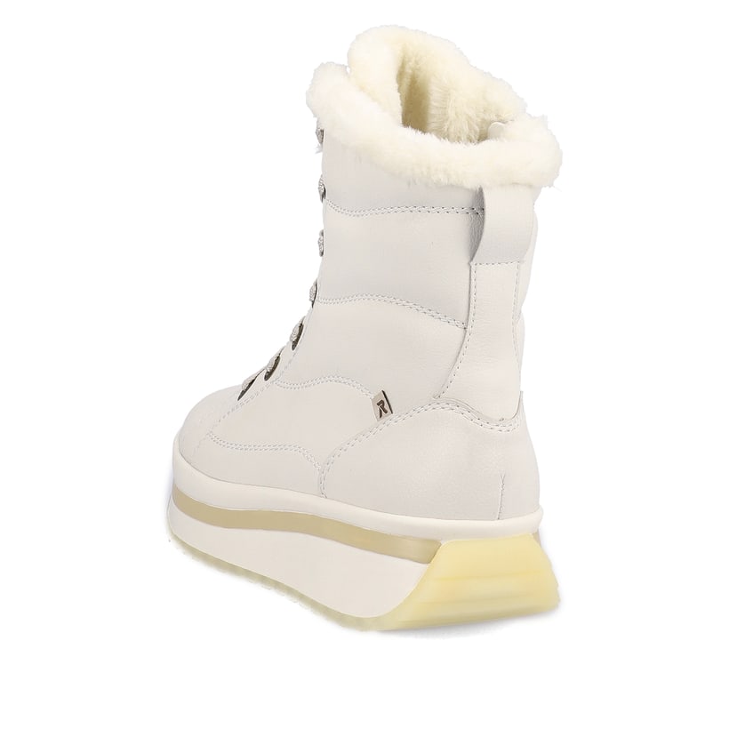 Rieker Artikelnummer W0963-80 Rieker Damen Schnürstiefel frostweiß Flash Sale