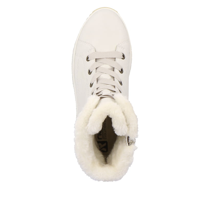 Rieker Artikelnummer W0963-80 Rieker Damen Schnürstiefel frostweiß Flash Sale