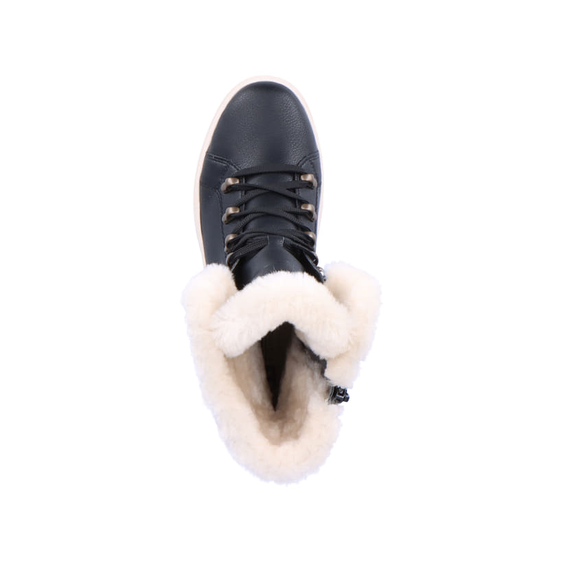 Rieker Artikelnummer W0372-00 Rieker Damen Schnürstiefel deep black Begrenztes Angebot