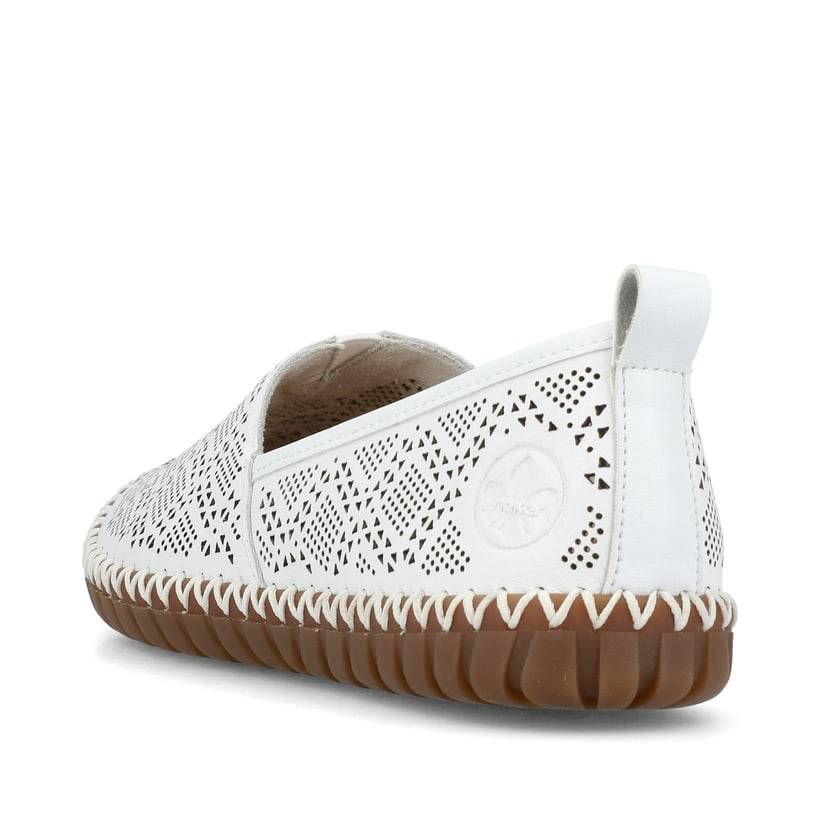 Rieker Artikelnummer M2851-80 Rieker Damen Ballerinas reinweiss Exklusivangebot