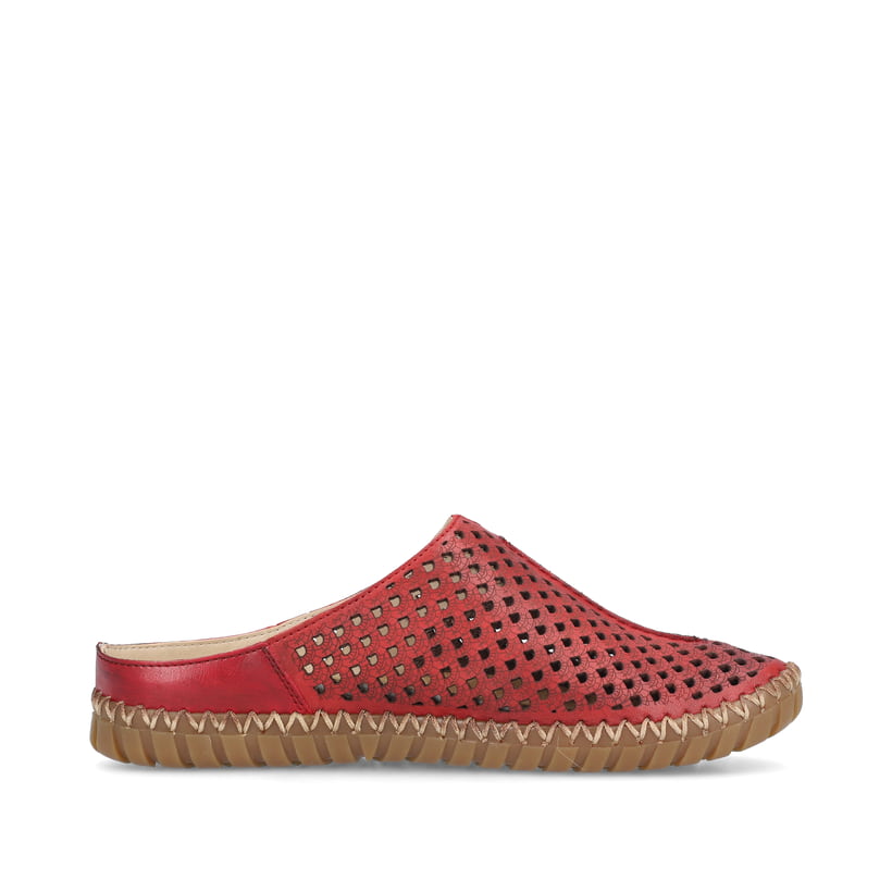 Rieker Artikelnummer M2885-35 Rieker Damen Clogs dunkelrot Saisonschlussverkauf