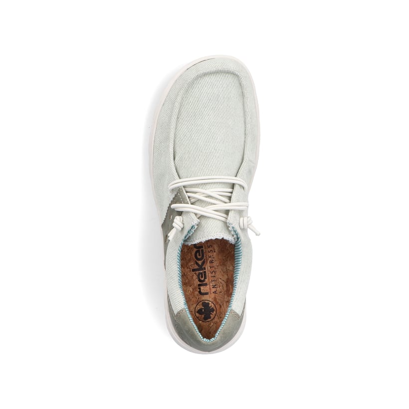 Rieker Artikelnummer 44000-52 Rieker Damen Slipper mintgrün Vatertagsangebot