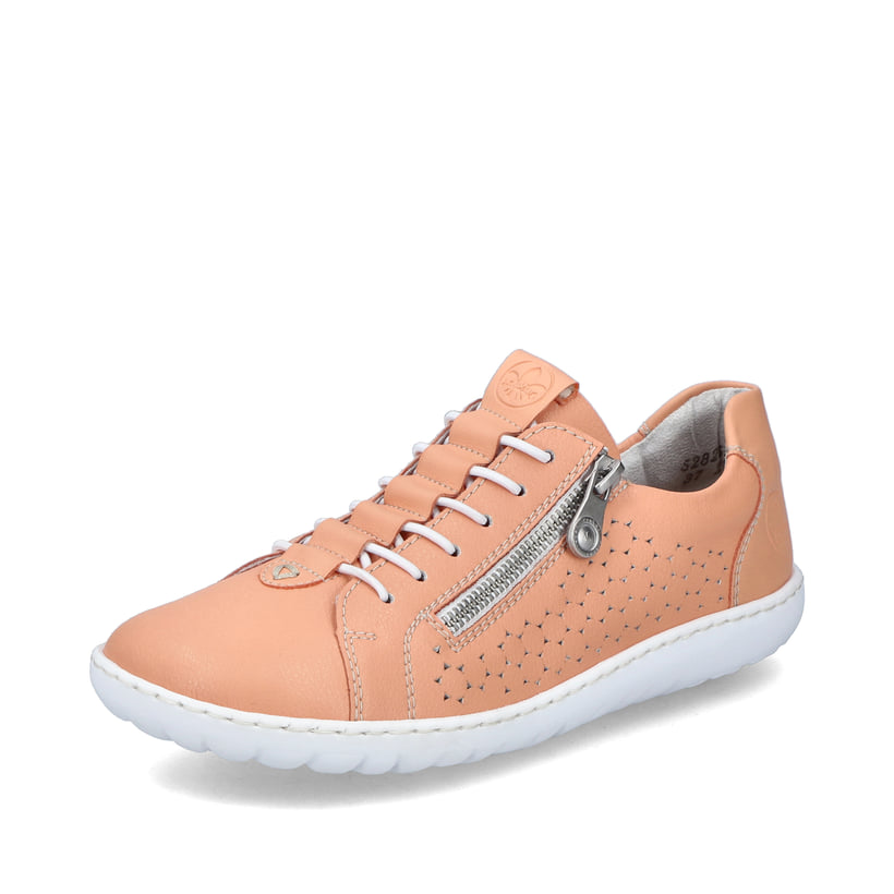 Rieker Artikelnummer 52826-38 Rieker Damen Slipper pfirsich Jubiläumsangebot