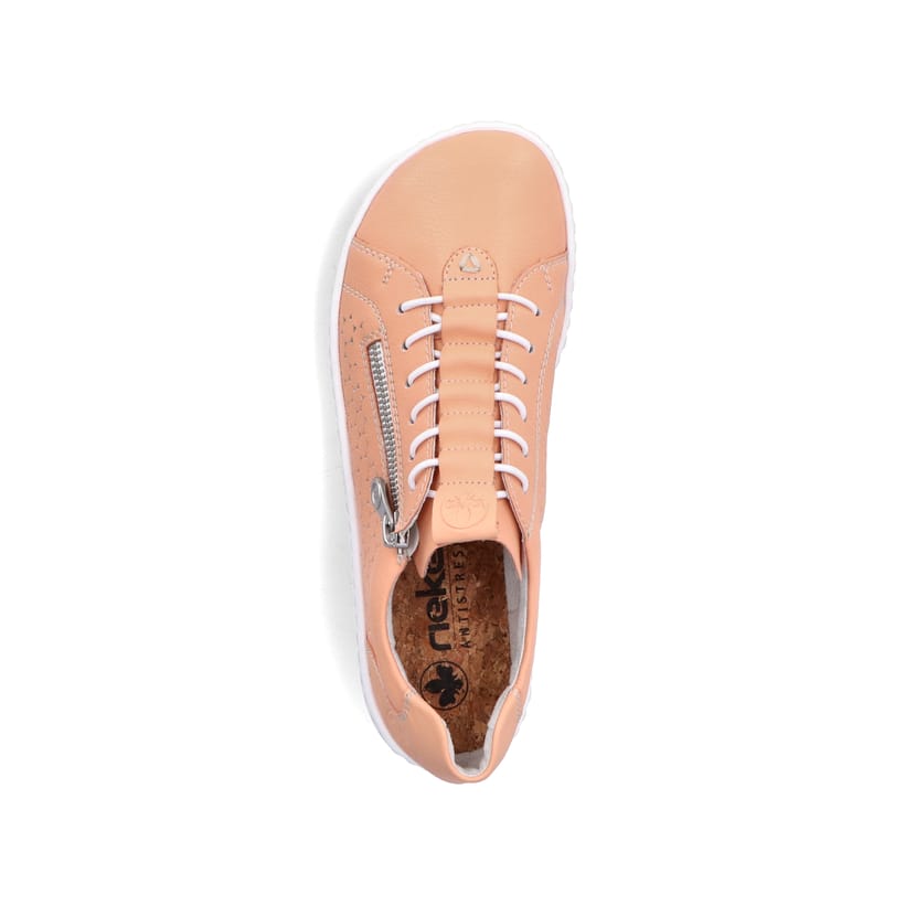 Rieker Artikelnummer 52826-38 Rieker Damen Slipper pfirsich Jubiläumsangebot