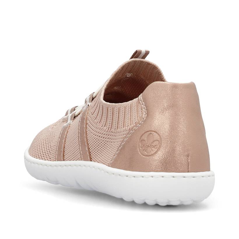 Rieker Artikelnummer 52854-31 Rieker Damen Slipper altrosa Lagerräumung