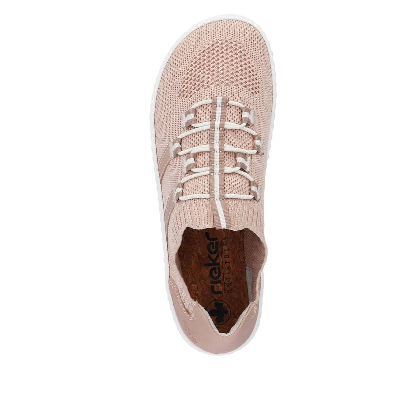 Rieker Artikelnummer 52854-31 Rieker Damen Slipper altrosa Lagerräumung