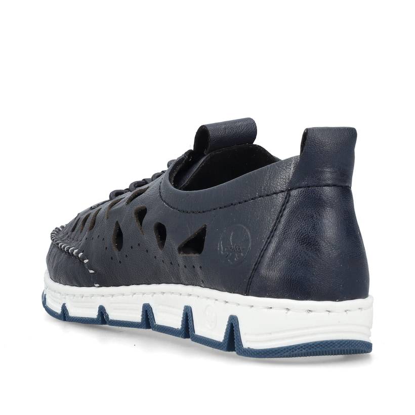 Rieker Artikelnummer 49956-14 Rieker Damen Slipper stahlblau Heißer Verkauf