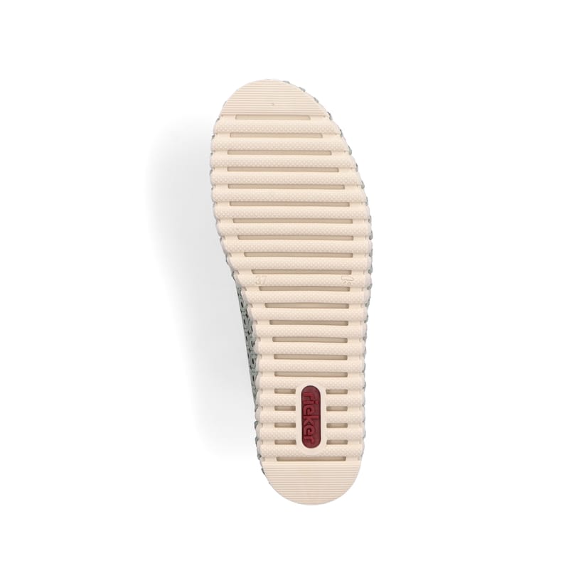 Rieker Artikelnummer N1963-52 Rieker Damen Slipper khakigrün Online Outlet