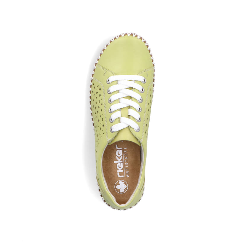 Rieker Artikelnummer M2824-52 Rieker Damen Schnürschuhe hellgrün Zeitlich begrenztes Angebot