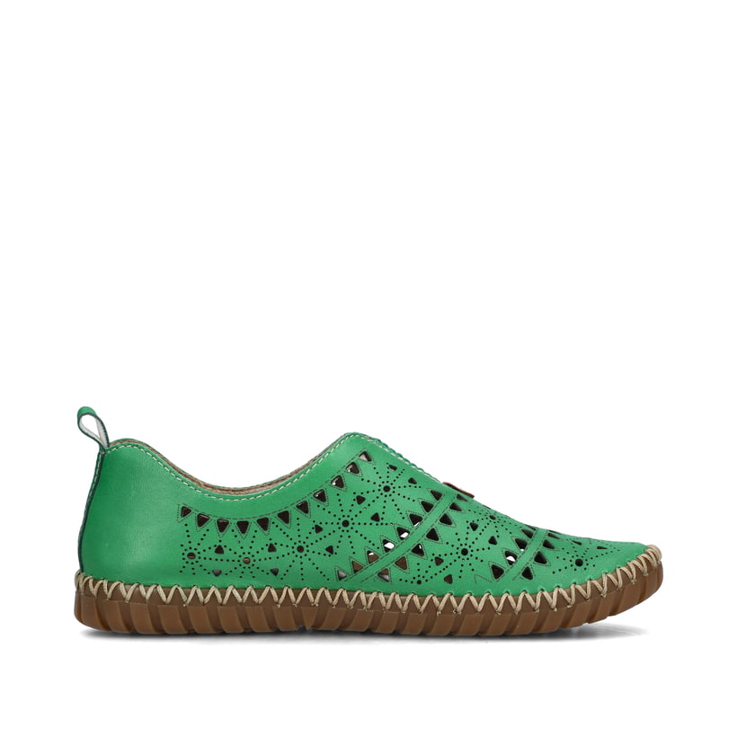Rieker Artikelnummer M2852-52 Rieker Damen Slipper waldgrün Exklusive Angebote