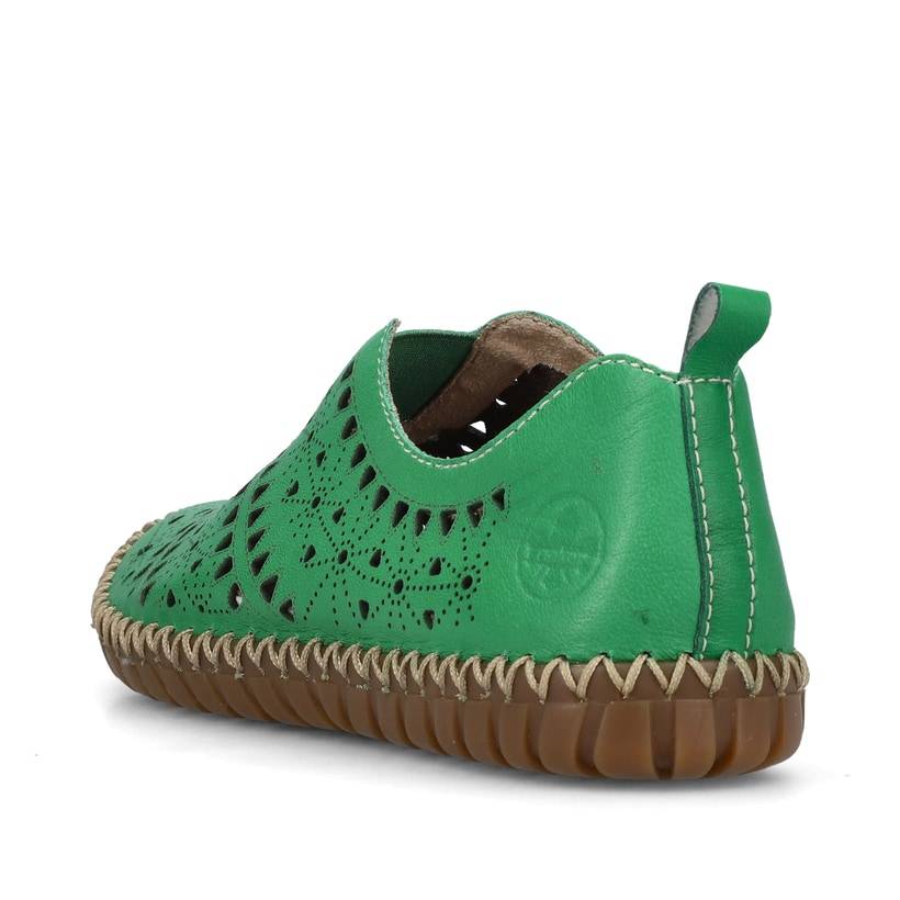 Rieker Artikelnummer M2852-52 Rieker Damen Slipper waldgrün Exklusive Angebote