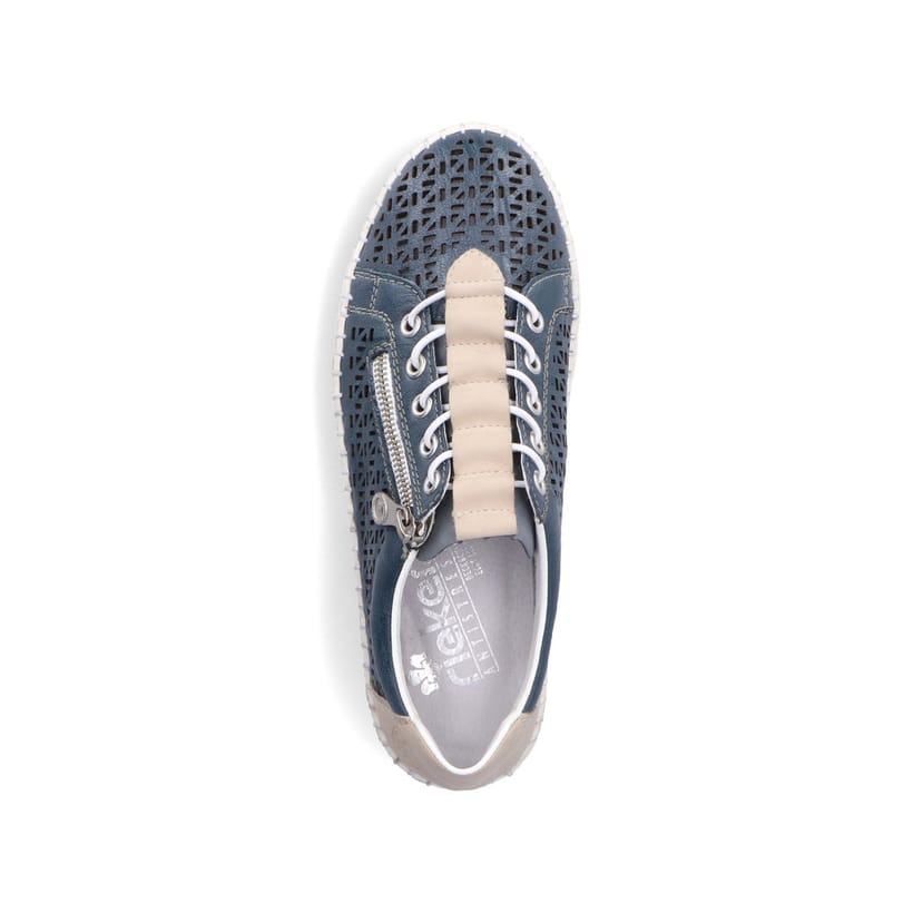 Rieker Artikelnummer M2357-12 Rieker Damen Slipper meeresblau Große Rabatte