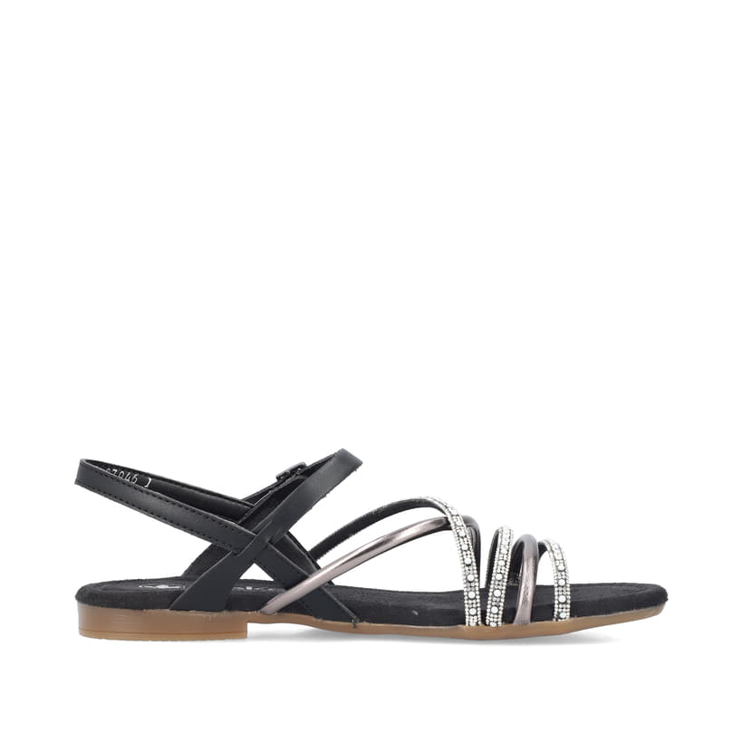 Rieker Artikelnummer 65262-00 Rieker Damen Riemchensandalen tiefschwarz Bestseller