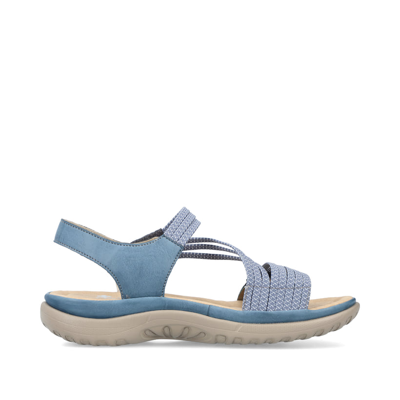 Rieker Artikelnummer 64870-14 Rieker Damen Riemchensandalen himmelblau Tägliche Deals
