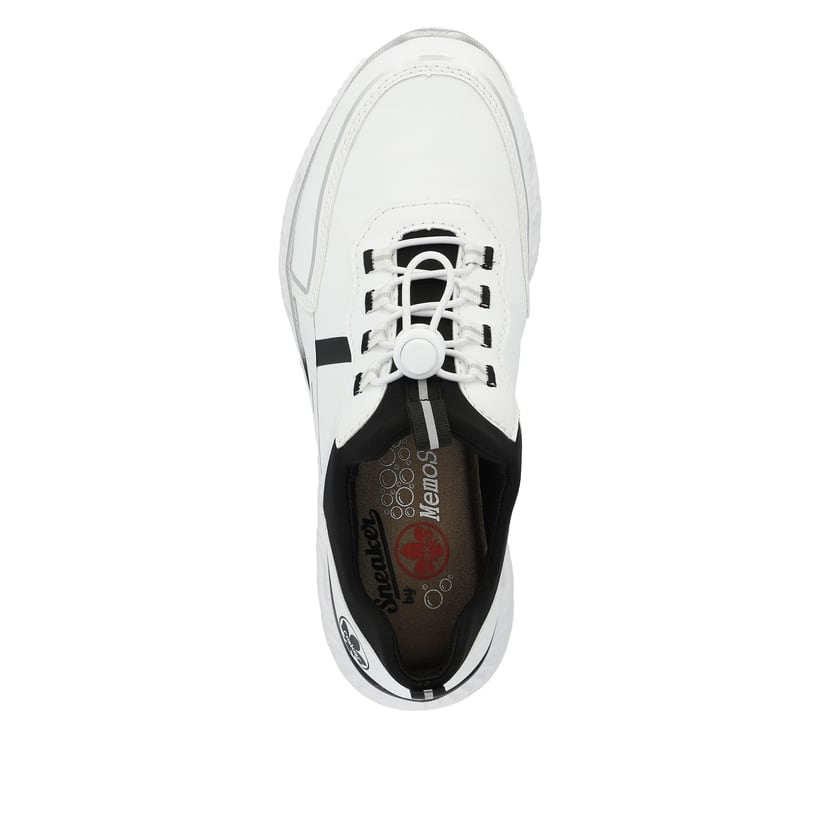 Rieker Artikelnummer M6062-80 Rieker Damen Slipper kristallweiss Sonderangebote