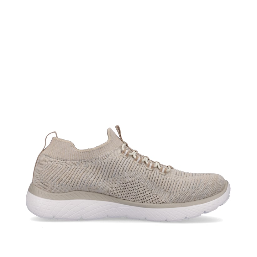 Rieker Artikelnummer M5074-64 Rieker Damen Slipper hellbeige VIP-Rabatte