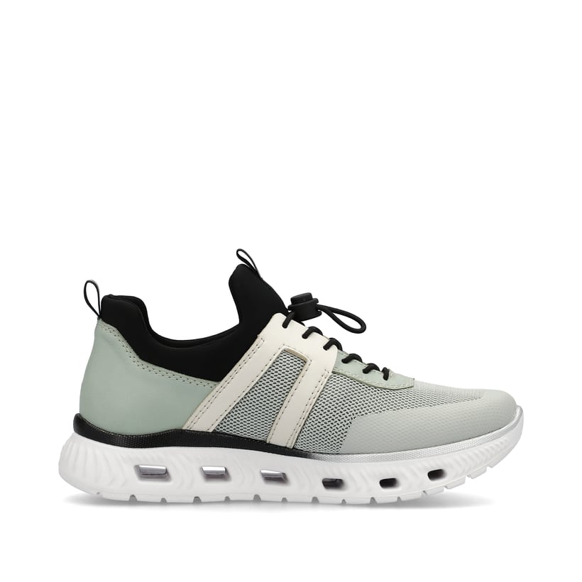 Rieker Artikelnummer M6061-52 Rieker Damen Slipper mintgrün Super Sparpreis